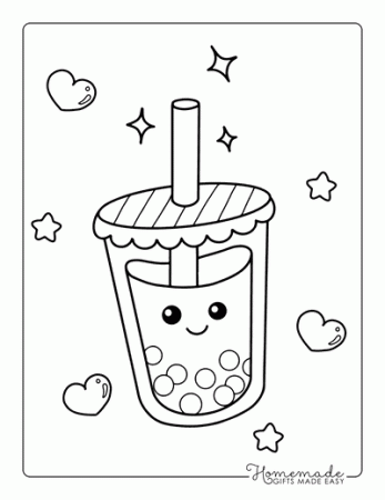 Kawaii Coloring Pages for Kids