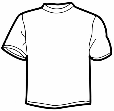 T-shirt Coloring - ClipArt Best