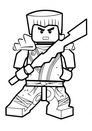 Parentune - Free & Printable Ninjago Zane Coloring Picture, Assignment  Sheets Pictures for Child