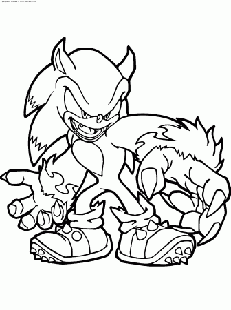 Sonic Coloring Pages Free Printable - Coloring