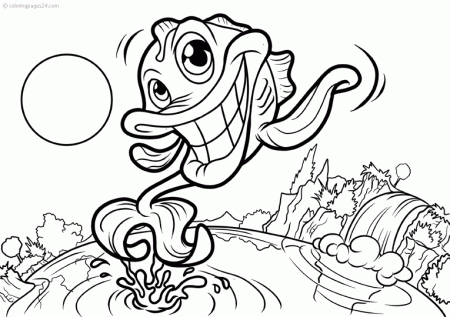 Waterfall 10 | Coloring Pages 24
