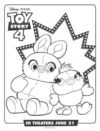 Free Printable Toy Story 4 Coloring Pages and Activities