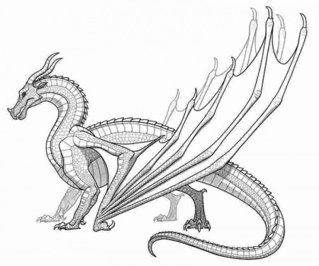 Wings Of Fire Dragon Coloring Pages – Kaigobank.info