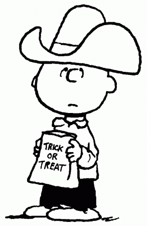 Snoopy Halloween Coloring Page