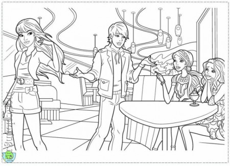 Barbie A Fashion Fairytale Coloring Pages | Coloring Pages Printable