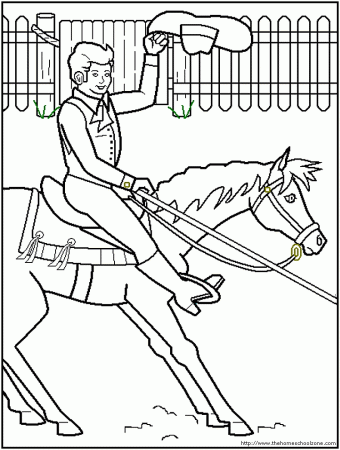 horse barrel racing coloring pages | Coloring Pages For Kids