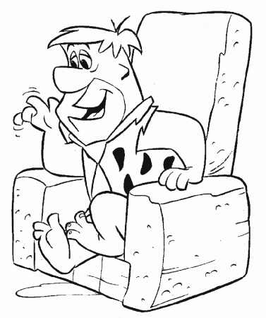 Flintstones Coloring Pages 12 | Free Printable Coloring Pages 