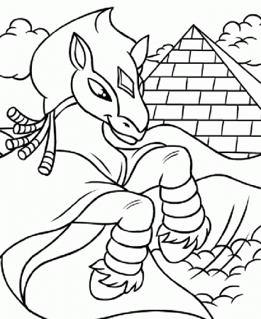 Neopets – The Lost Desert Coloring Pages 13 | Free Printable 
