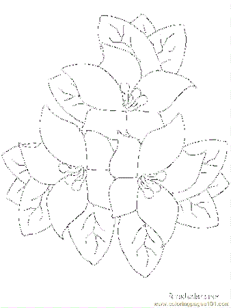 Coloring Pages Realistic Flowers (Cartoons > Realistic Flowers 