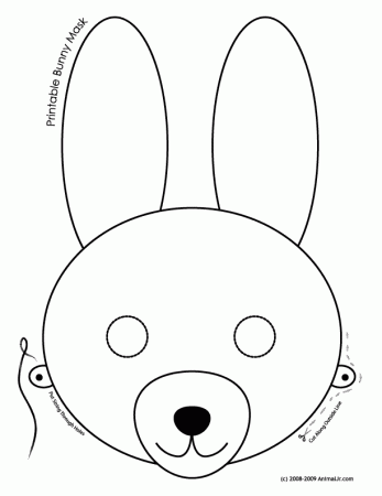 and baby chick masks printable bunny mask coloring page craft jr 