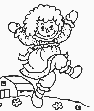 Raggedys 1 Cartoons Coloring Pages & Coloring Book