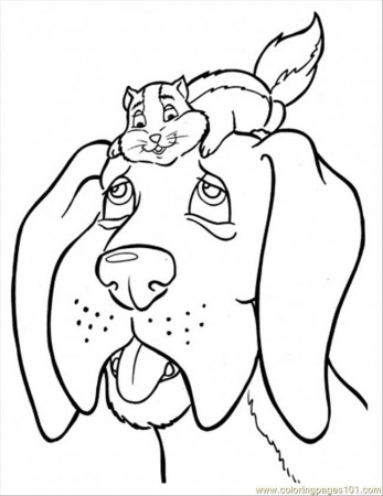 Coloring Pages G And A Hamster Coloring Page (Mammals > Dogs 