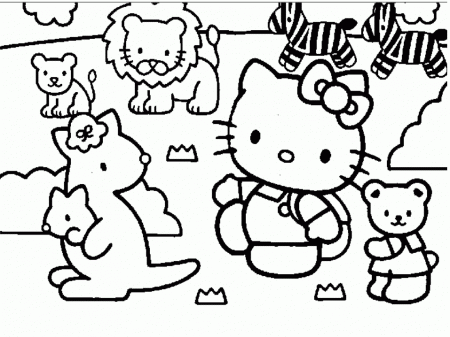 hello kitty christmas coloring pages | Coloring Pages For Kids