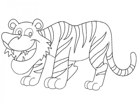 National animals tiger coloring page | Download Free National 