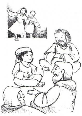 boy jesus in the temple Colouring Pages (page 2)