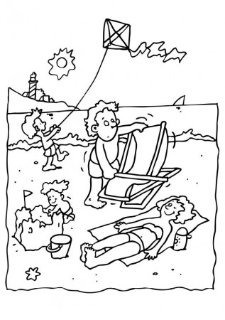 Beach Coloring Pages - Free Printable Pictures Coloring Pages For Kids