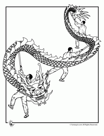 Chinese Dragon | Coloring Pages.. for kids! :D