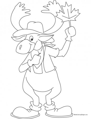 Canadian moose coloring pages | Download Free Canadian moose 
