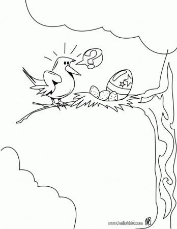 Printing Bird In Nest Coloring Page Source | Laptopezine.