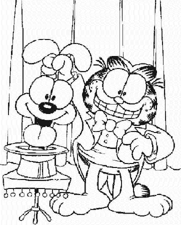 Coloring Page - Garfield coloring pages 11