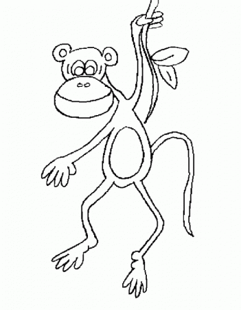 Monkeys Coloring Pages 26 | Free Printable Coloring Pages 