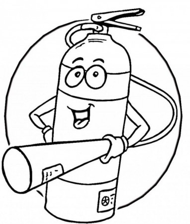 Cute Fire Safety Coloring Pages Best Resolutions | ViolasGallery.