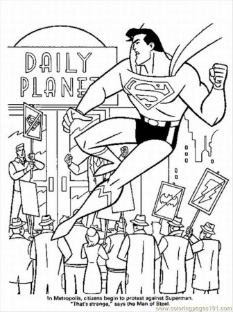 Coloring Pages Superhero 3 (Cartoons > Superhero) - free printable 