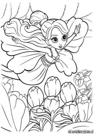 Barbie-Thumbelina-2 - Printable coloring pages