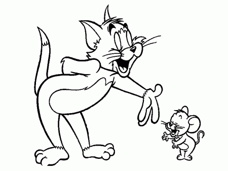 Tom and Jerry Coloring pages for kids
