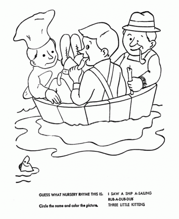 inkspired musings: Nursery Rhyme Time with 3 Men in a Tub!