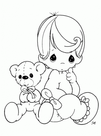 Printable Precious Moments Coloring Pages Coloring Pages For 