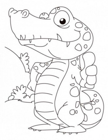Alligator Lizard Coloring Pages | 99coloring.com