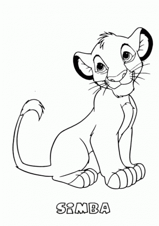 Nala And Simba Coloring Pages Coloring Book Area Best Source For 