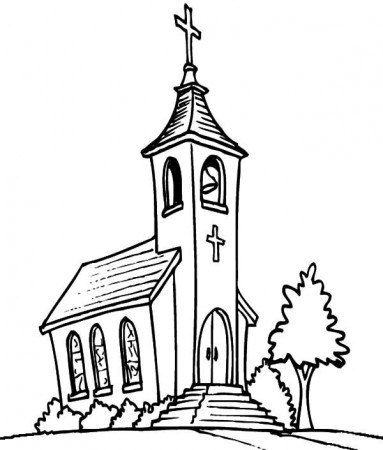 Pin on Church Coloring Pages