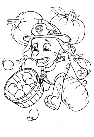 Free Printable Paw Patrol Marshall Coloring Page, Sheet and Picture for  Adults and Kids (Girls and Boys) - Babeled.com