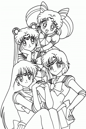 9 Pics of Anime Group Coloring Pages - Anime Girls Coloring Pages ...