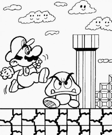 Super Mario Coloring Pages | Free Coloring Pages