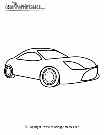 Sports Car Coloring Pages To Print (13 Image) - Colorings.net