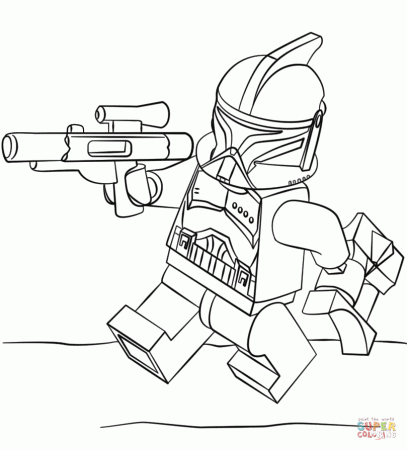 Lego Clone Trooper coloring page | Free Printable Coloring Pages