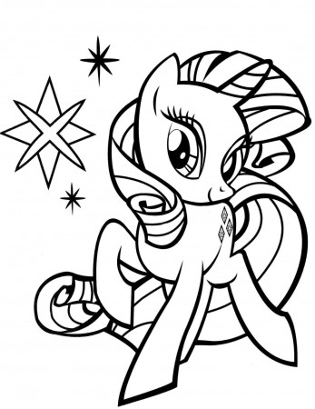 13 Most Supreme Coloring Pages Little Pony Pdf Printable For Kids ...