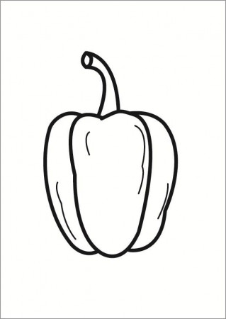 Coloring Page pepper - free printable coloring pages