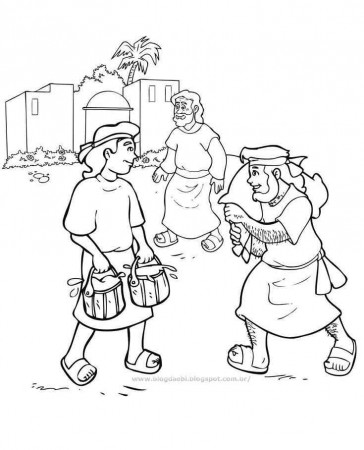 New Coloring | Coloring Pages Jacob And Esau | Kids Coloring
