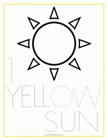 Free Coloring Pages Of Number 1 5 Coloring Pages For Yellow ...