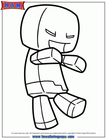 Free Printable Minecraft Coloring Pages | H & M Coloring Pages