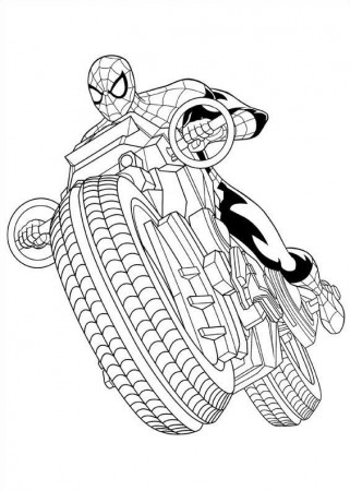Civil War Spiderman Homecoming Spiderman Coloring Pages