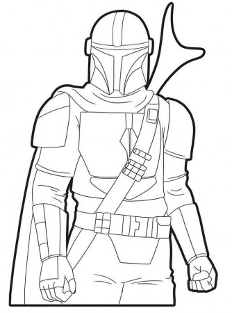 Mandalorian Coloring Pages - Free Printable Coloring Pages for Kids