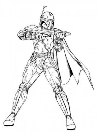 11 Best Free Printable Mandalorian Coloring Pages For Kids