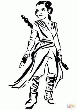 Rey coloring page | Free Printable Coloring Pages