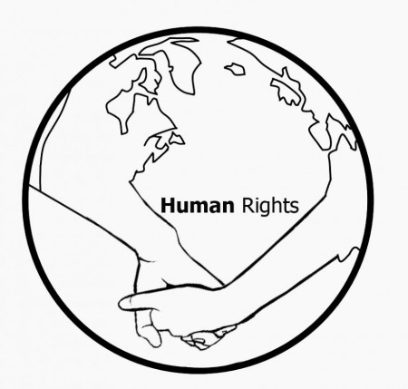 Human Rights Coloring Page
