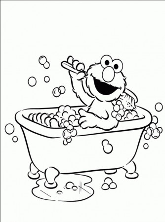 elmo coloring pages to print - Printable Kids Colouring Pages